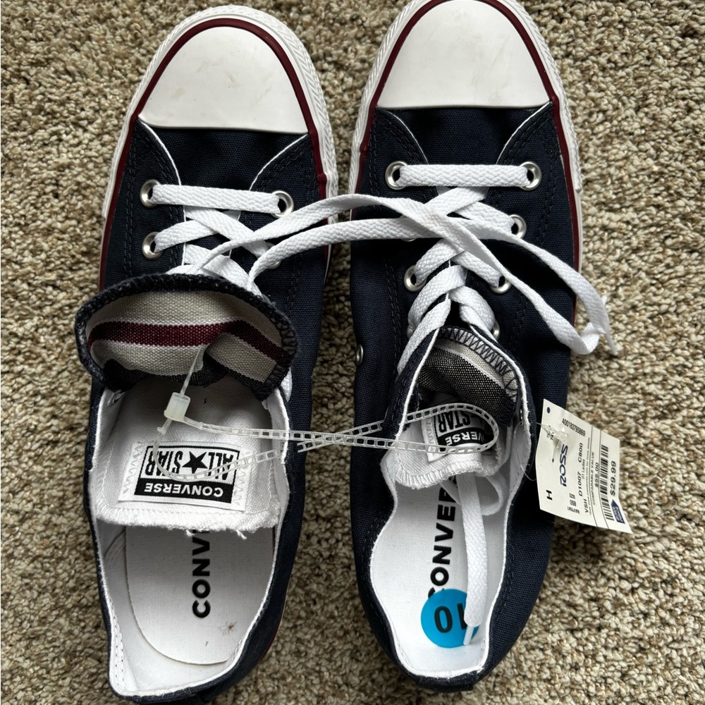 Converse All-Star Blue and White sneakers size 10 women’s